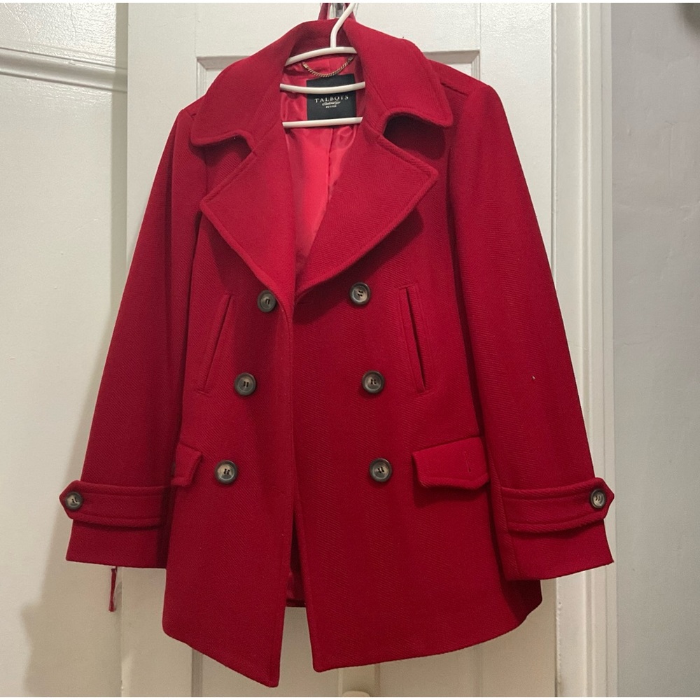 Talbots  double breasted wool coat